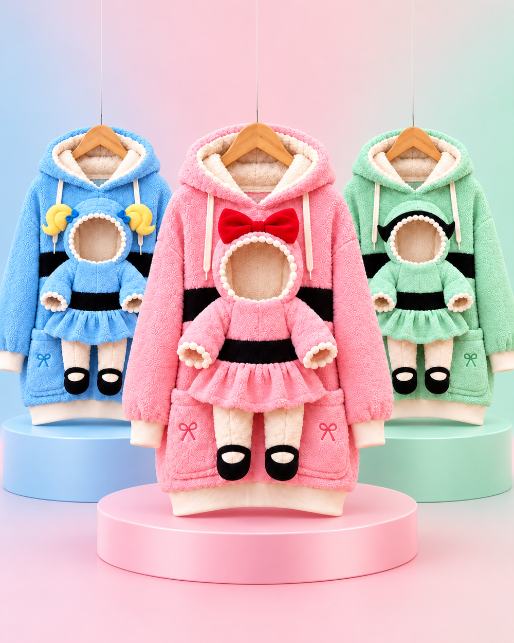 Puff & Cuddle Plush Hoodie